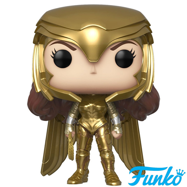 Funko POP #323 WW84 Wonder Woman Golden Armor Figure